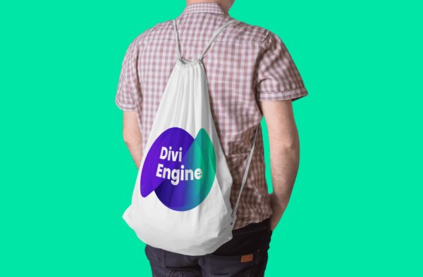 Divi Engine String Bag (Big Logo) - Görsel 2
